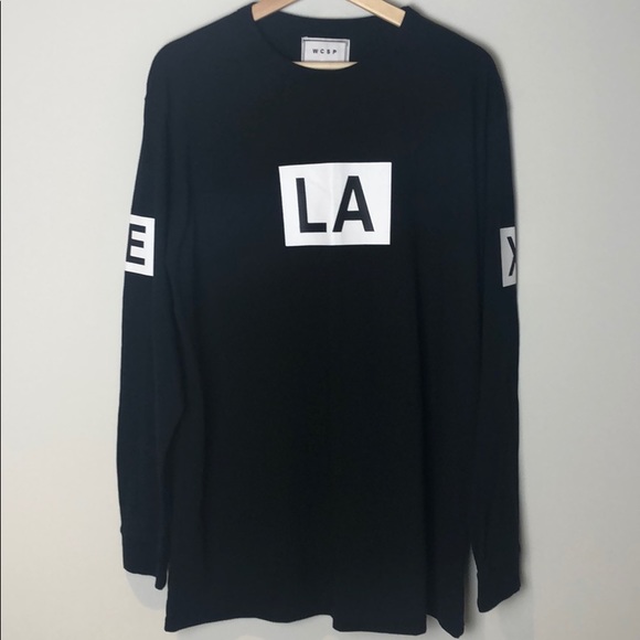 WCSP Long Sleeve LA Shirt Black Size XL